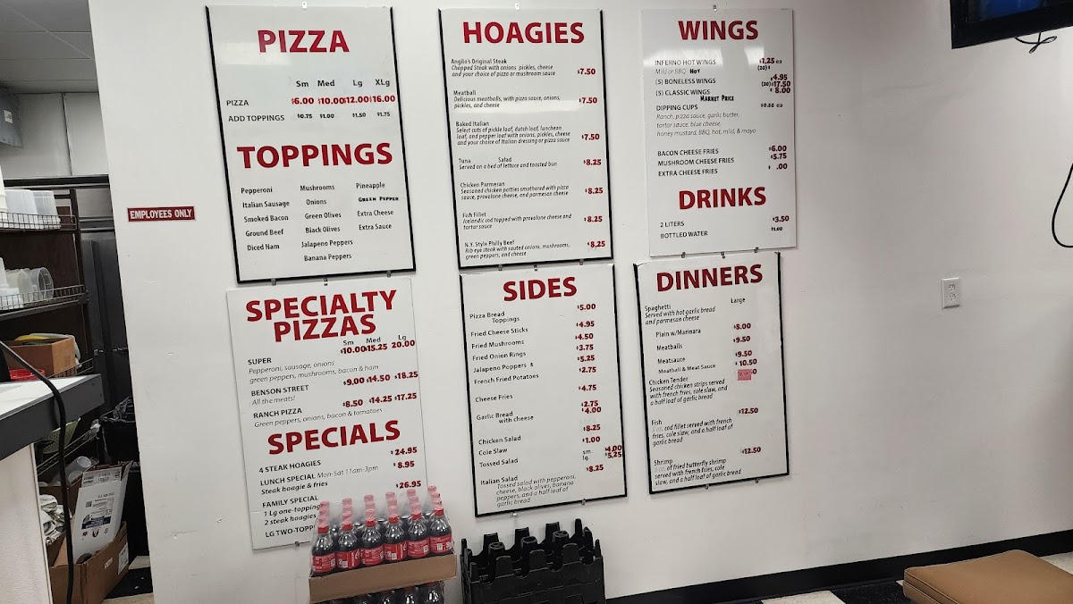 Angilo's Pizza Menu-1